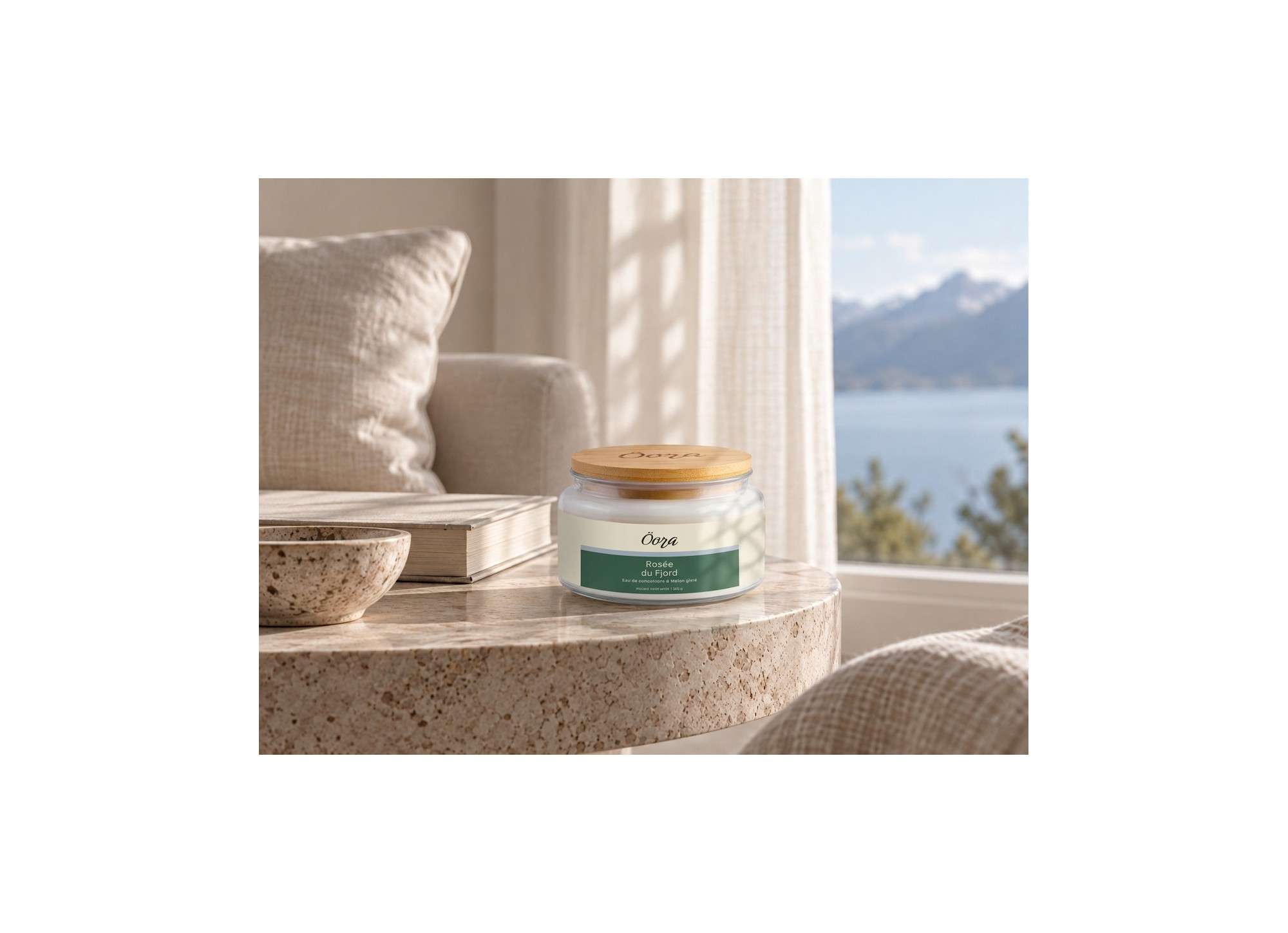 Bougie parfumée Vanille 300 g – Cire végétale | Öora