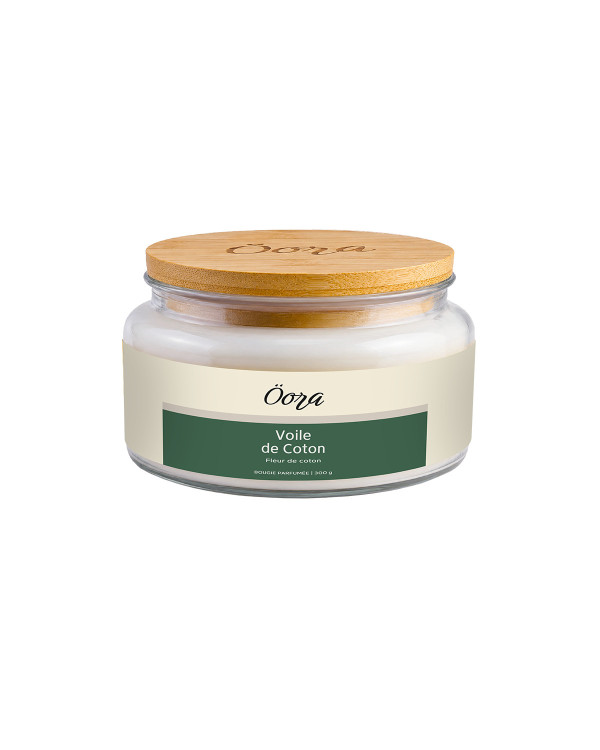 Voile de Coton | Bougie parfumée Fleur de coton Öora