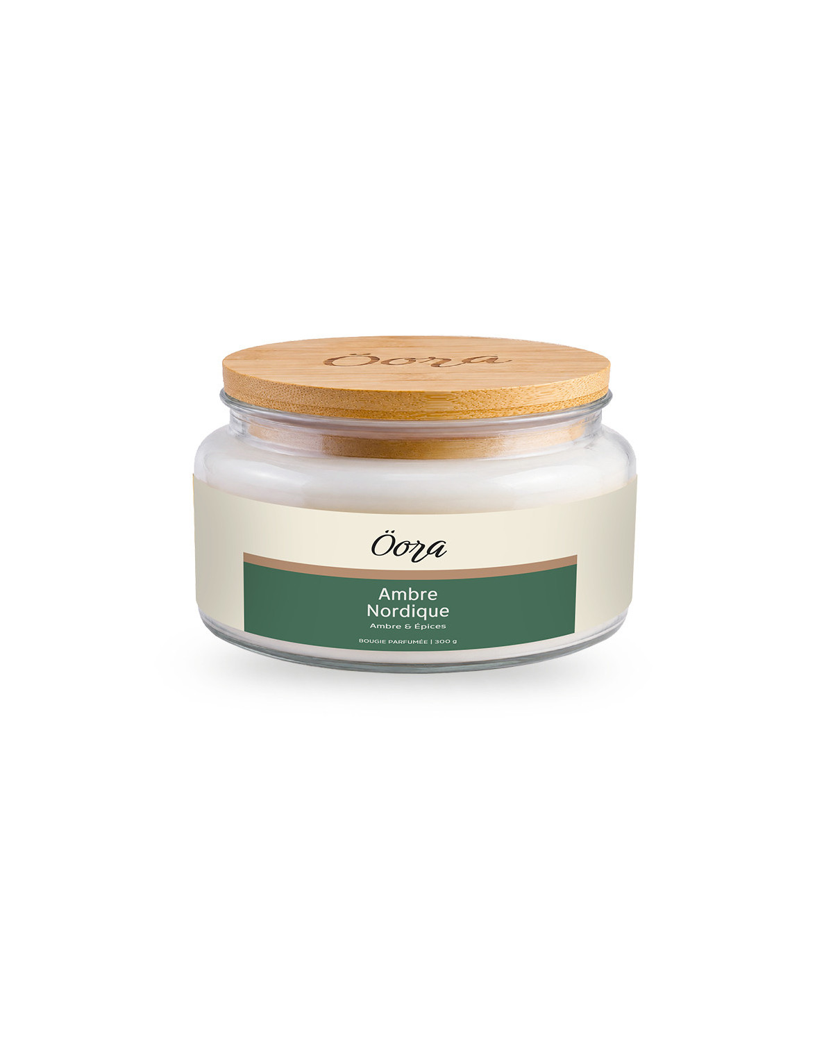Ambre Nordique | Bougie parfumée Ambre & Épices Öora