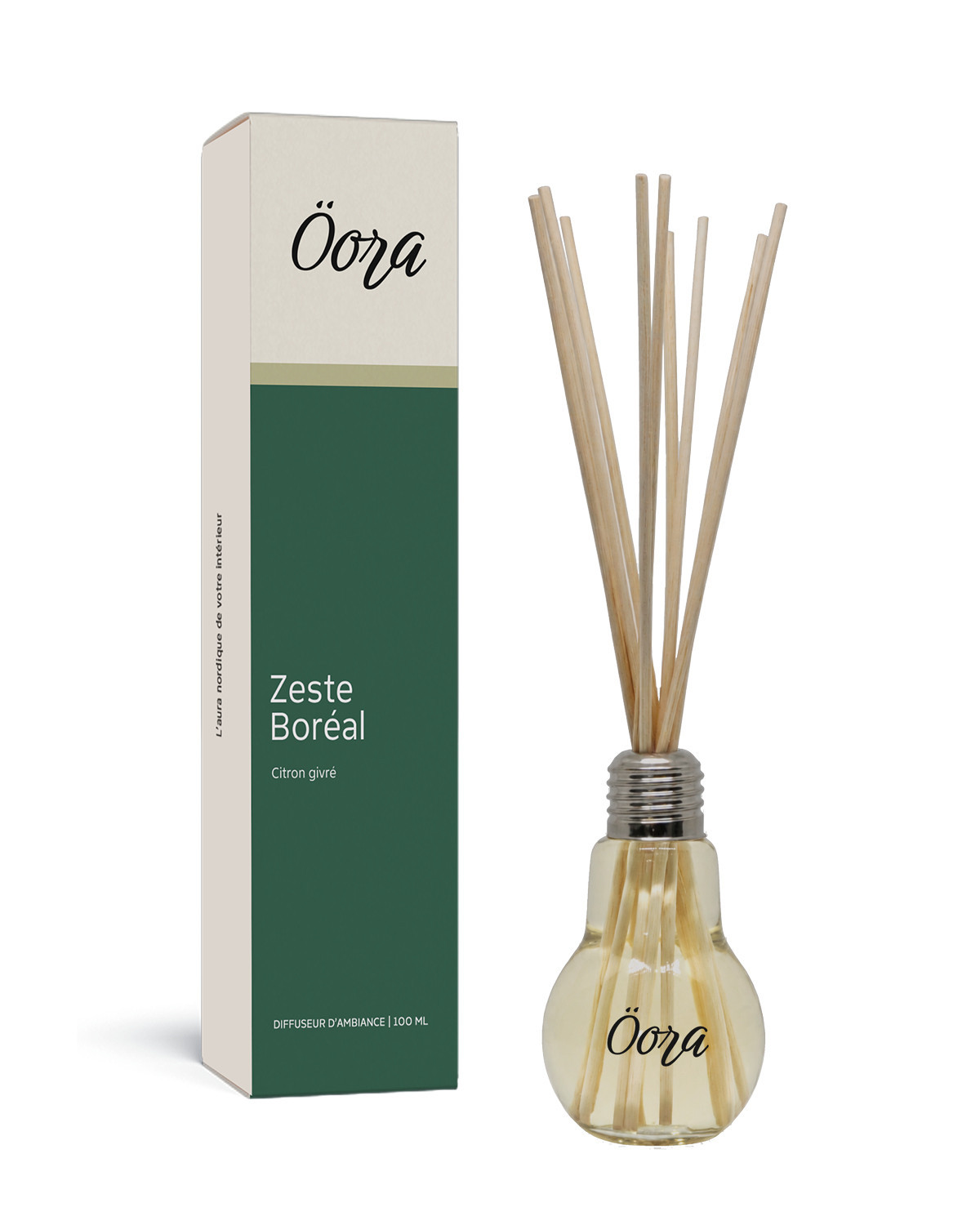 Zeste Boréal | Diffuseur de parfum Citron givré Öora