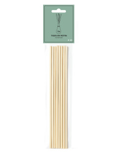 Lot de 10 tiges en rotin naturel – Accessoire pour diffuseur Öora