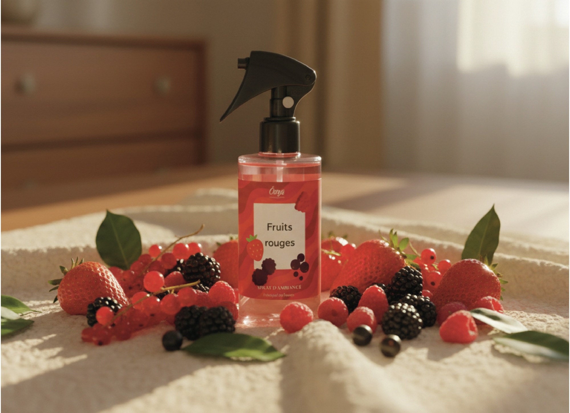 Spray d’Ambiance Fruits Rouges – Gourmandise Acidulée & Énergie Fruitée | Öora