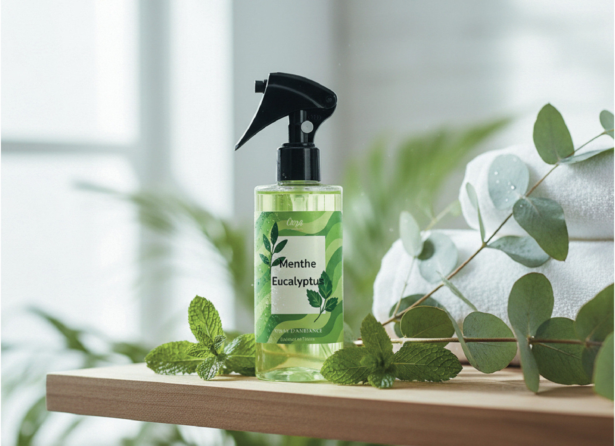 Spray d’Ambiance Menthe Eucalyptus – Fraîcheur Tonique & Sensation Purifiante | Öora