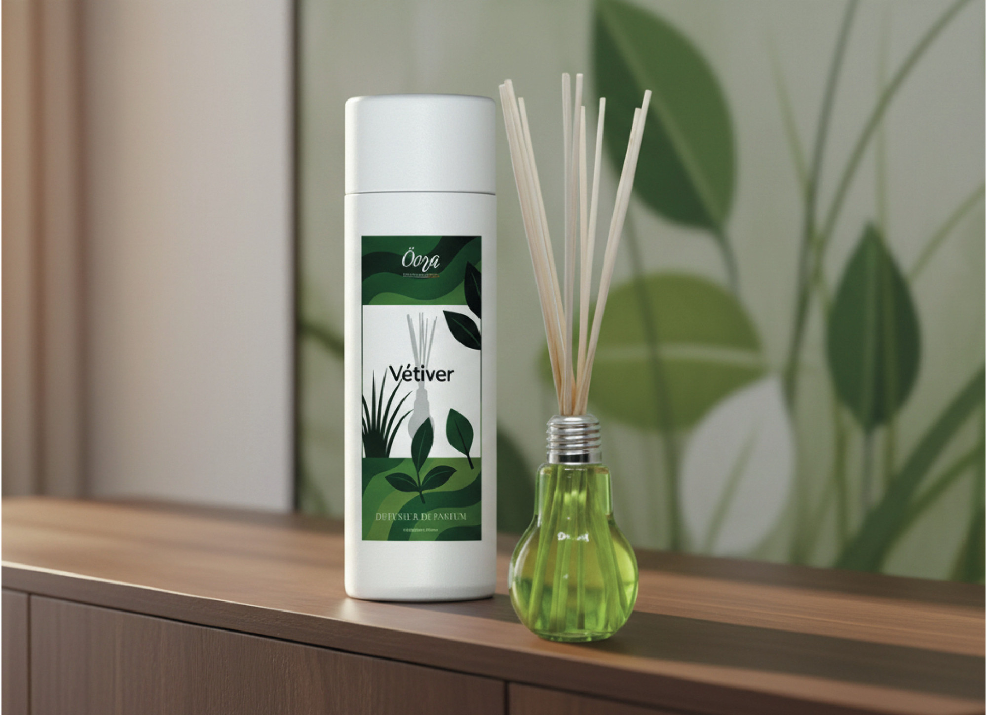 Bouquet parfumé Vétiver – Boisé Élégant & Fraîcheur Terreuse | Öora