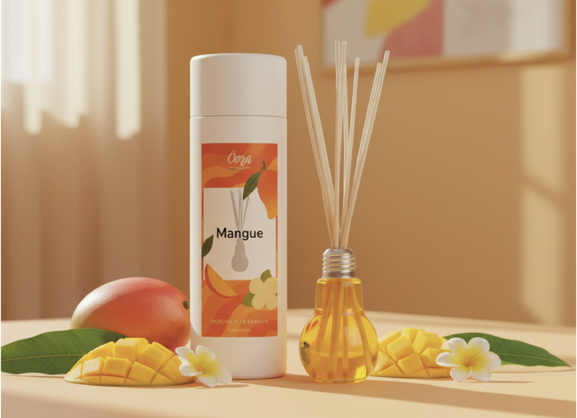 Bouquet parfumé Mangue – Douceur Tropicale & Exotisme | Öora
