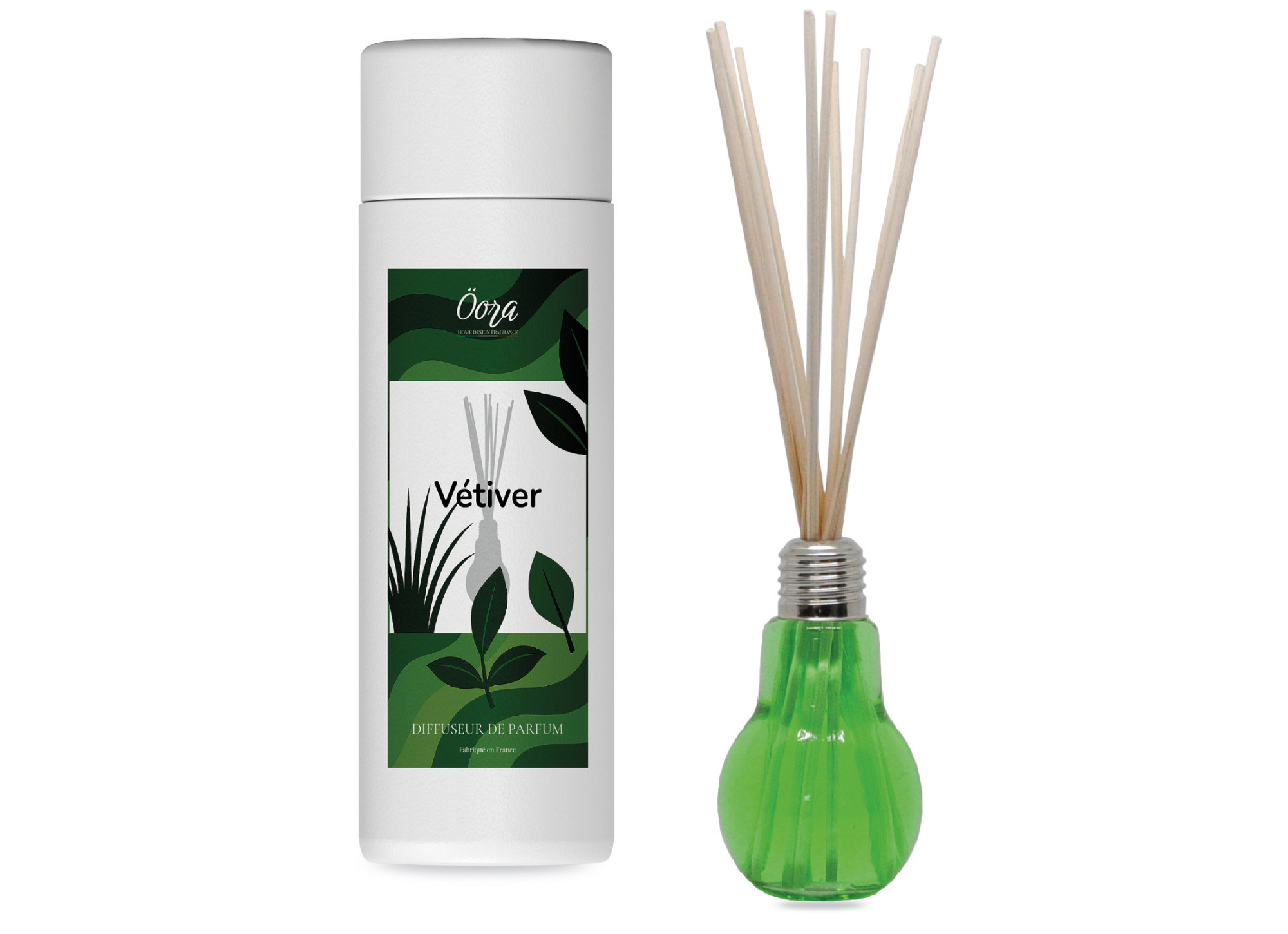 Bouquet parfumé Vétiver – Boisé Élégant & Fraîcheur Terreuse | Öora