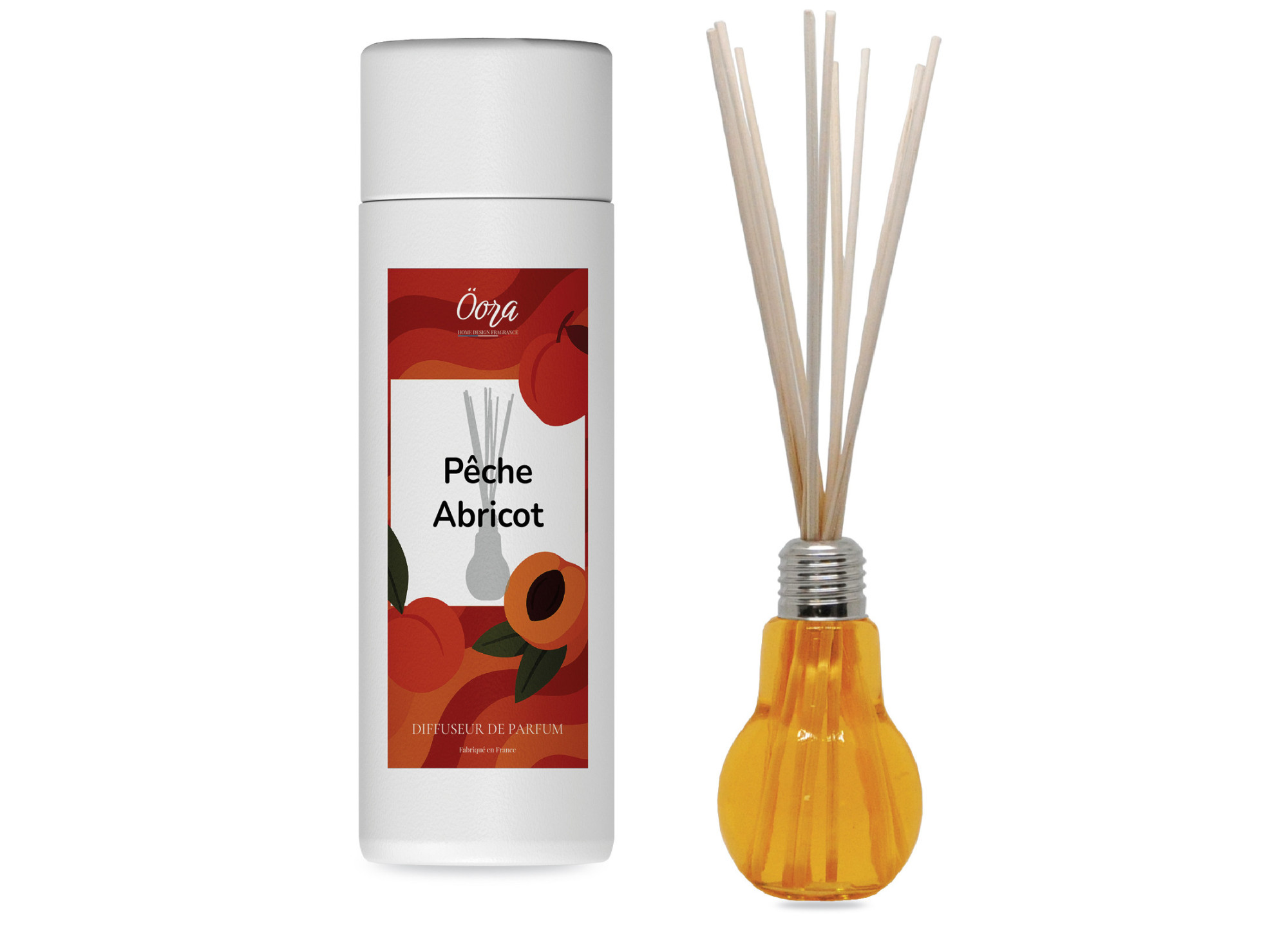 Bouquet parfumé Pêche Abricot – Douceur Fruitée & Fraîcheur Sucrée | Öora
