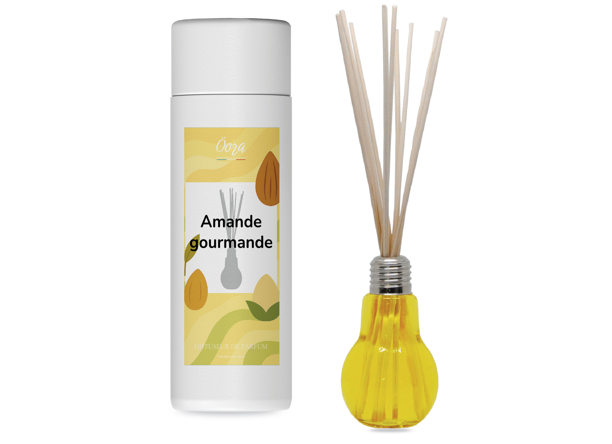 Bouquet parfumé Amande • 100ml – Élégance et Douceur Gourmande | Öora