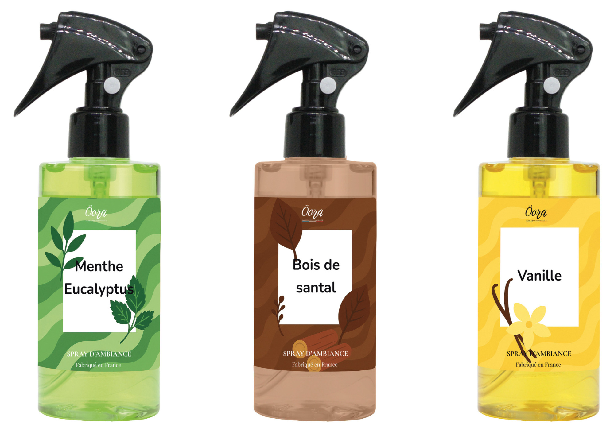 Routine parfumée – La Journée Öora • Lot de 3 sprays 150 ml