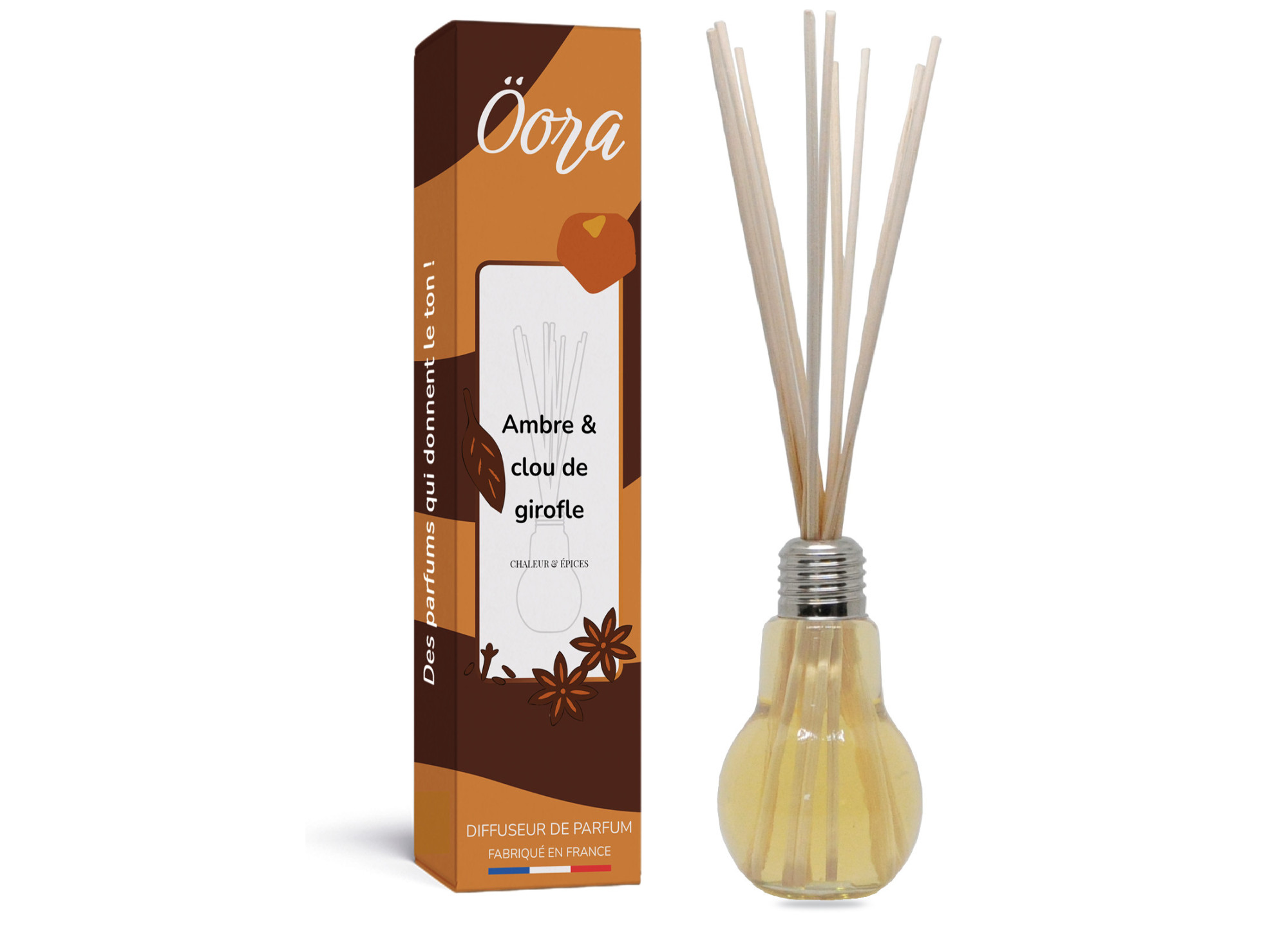 Bouquet parfumé Ambre • 150ml – Élégance et Chaleur Intemporelle | Öora