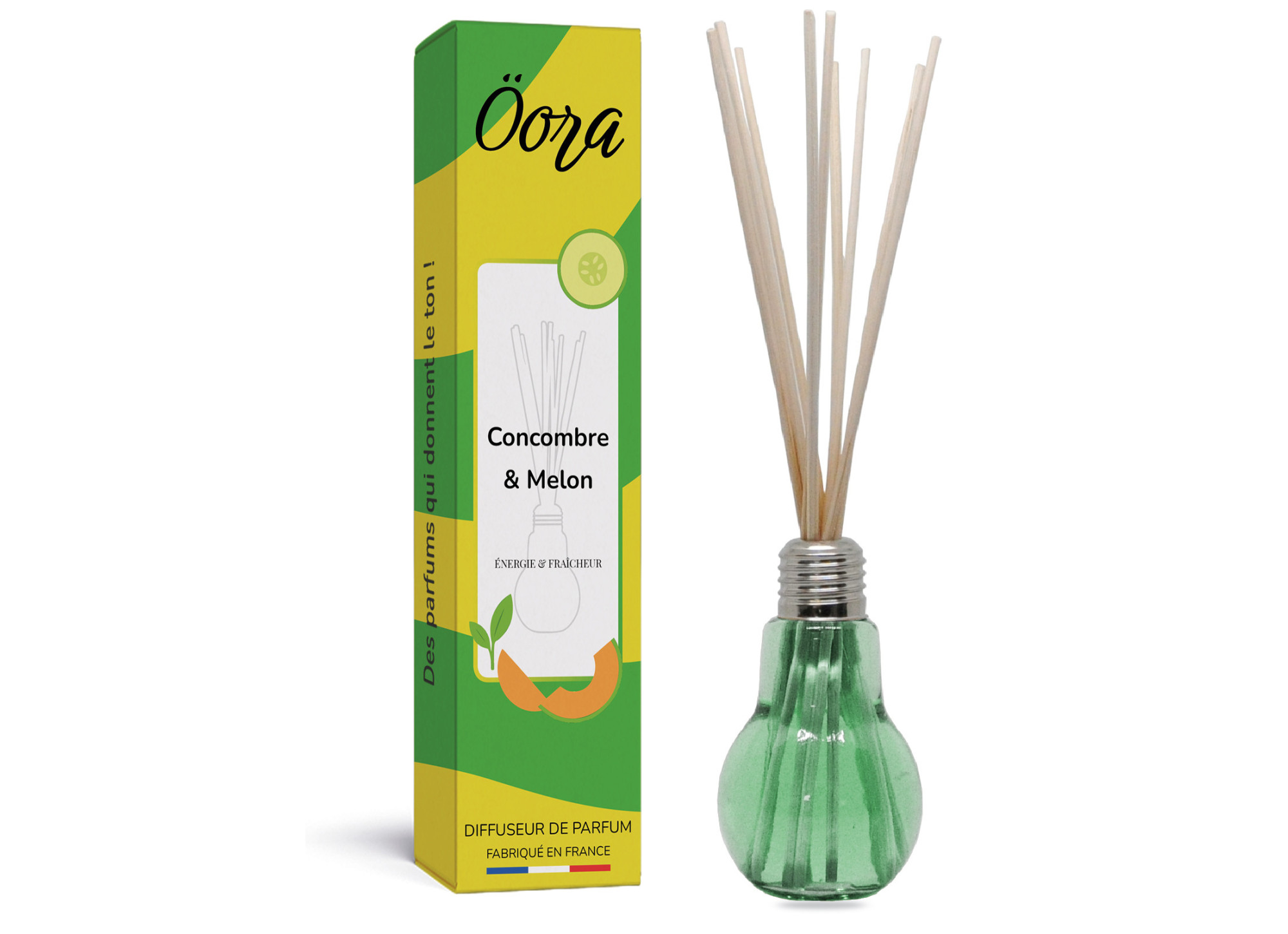 Bouquet parfumé Concombre Melon – Fraîcheur Végétale & Douceur Fruitée | Öora