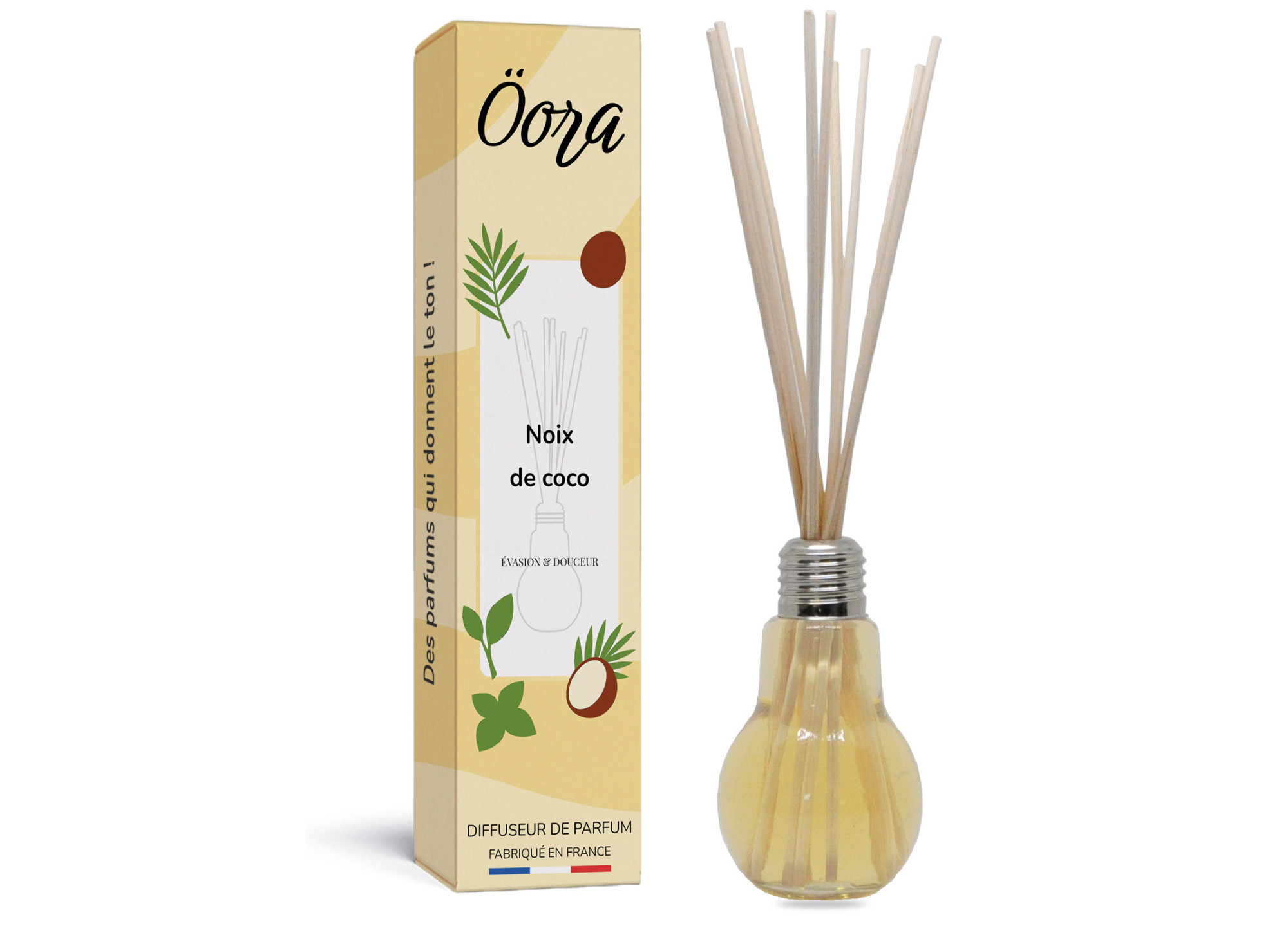 Bouquet parfumé Noix de Coco – Douceur Gourmande & Fraîcheur Exotique | Öora