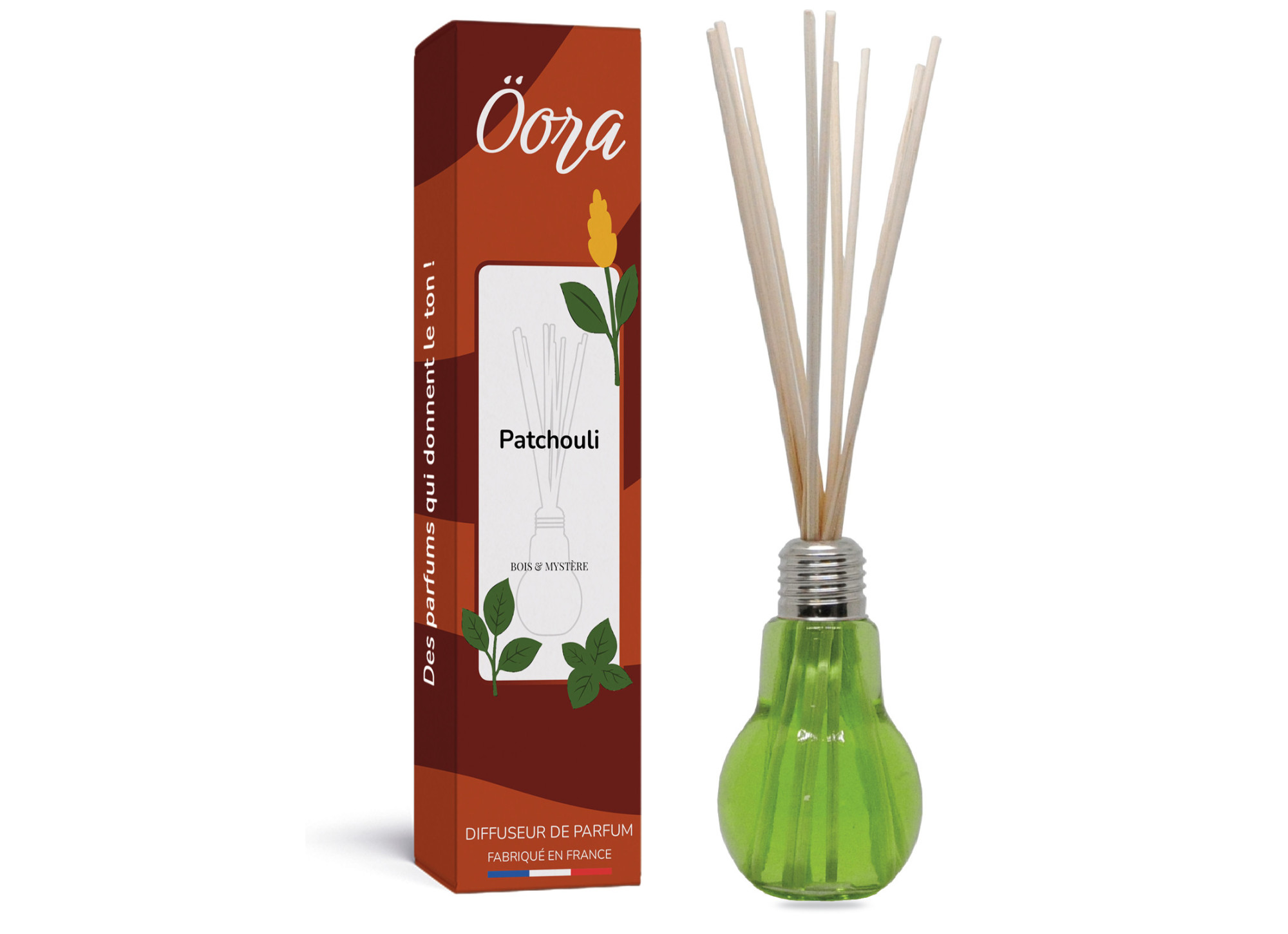 Bouquet parfumé Patchouli – Parfum Boisé & Terreux | Öora