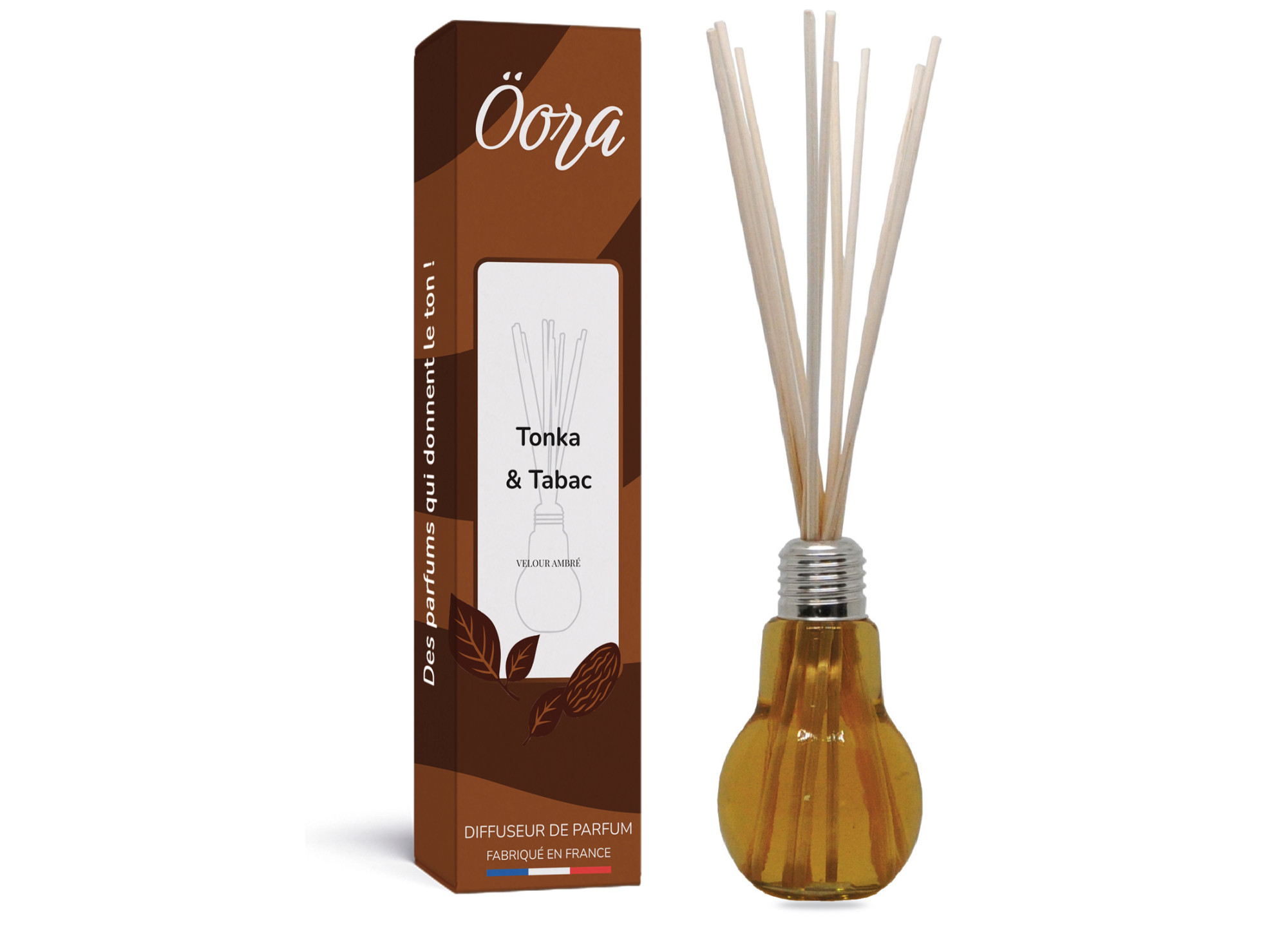 Bouquet parfumé Tonka & Tabac – Chaleur Ambrée & Élégance Boisée | Öora