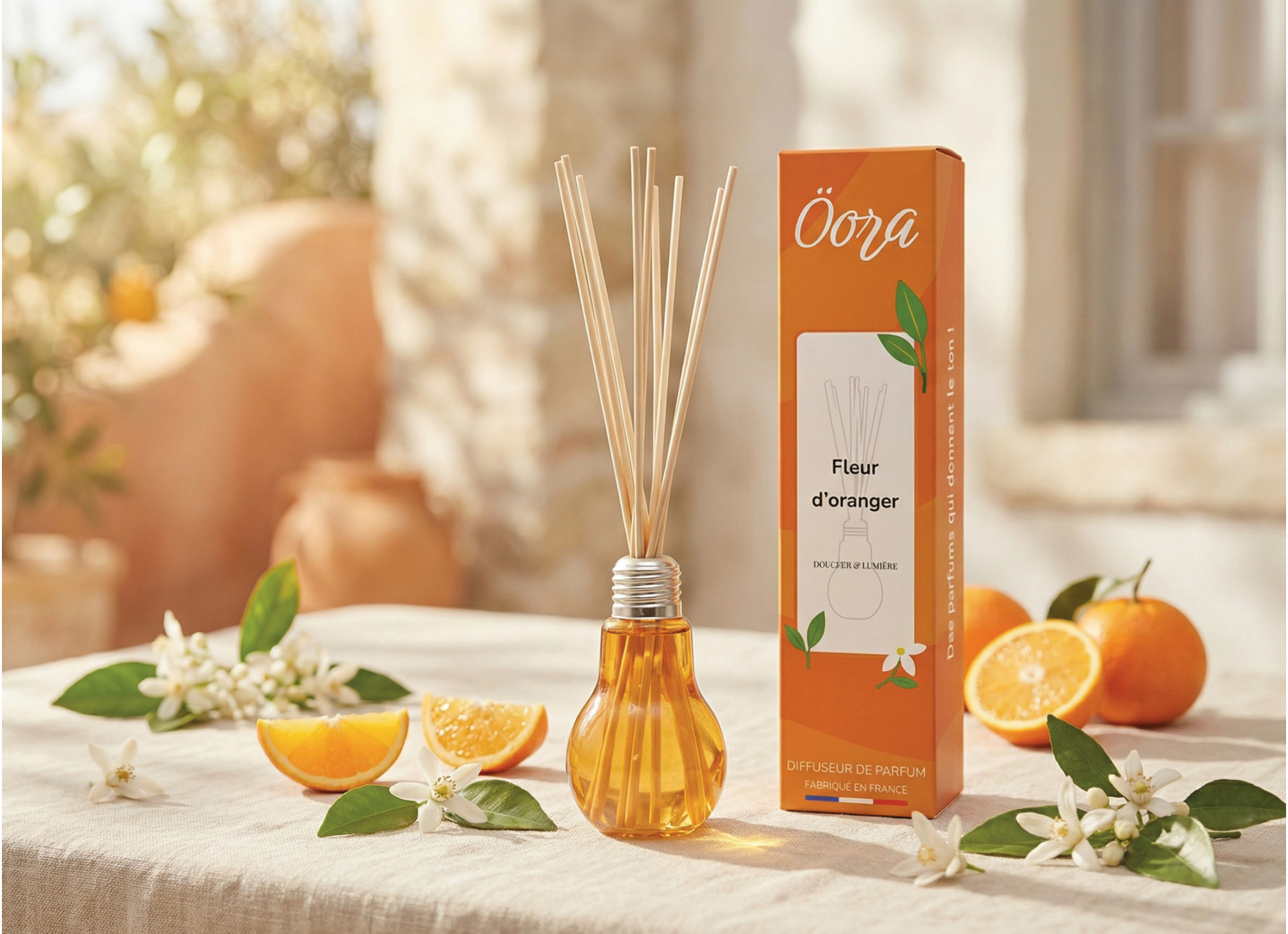 Bouquet parfumé Fleur d'oranger – Fraîcheur Florale & Douceur Méditerranéenne | Öora