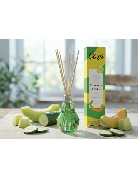 Bouquet parfumé Concombre Melon – Fraîcheur Végétale & Douceur Fruitée | Öora