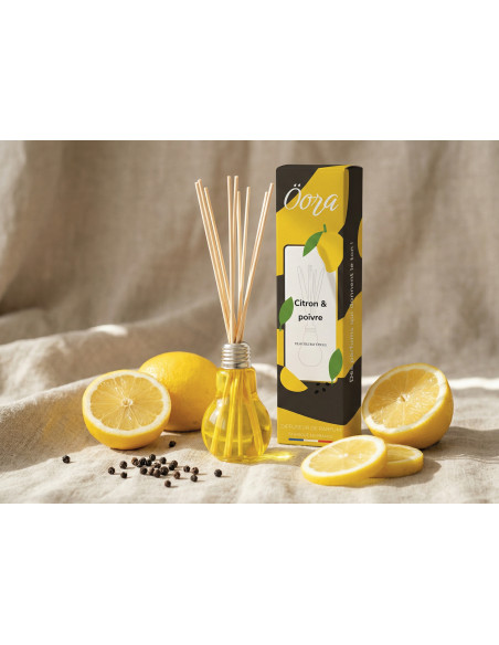 Bouquet parfumé Citron Poivre – Fraîcheur Épicée & Énergie Dynamique | Öora
