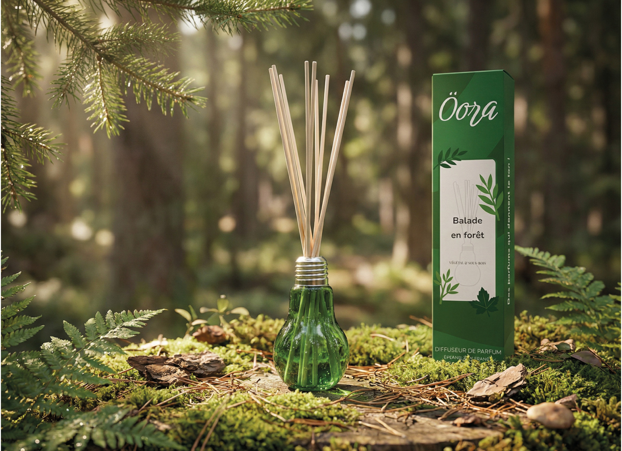 Bouquet parfumé Balade en forêt – Élégance Boisée & Végétale | Öora