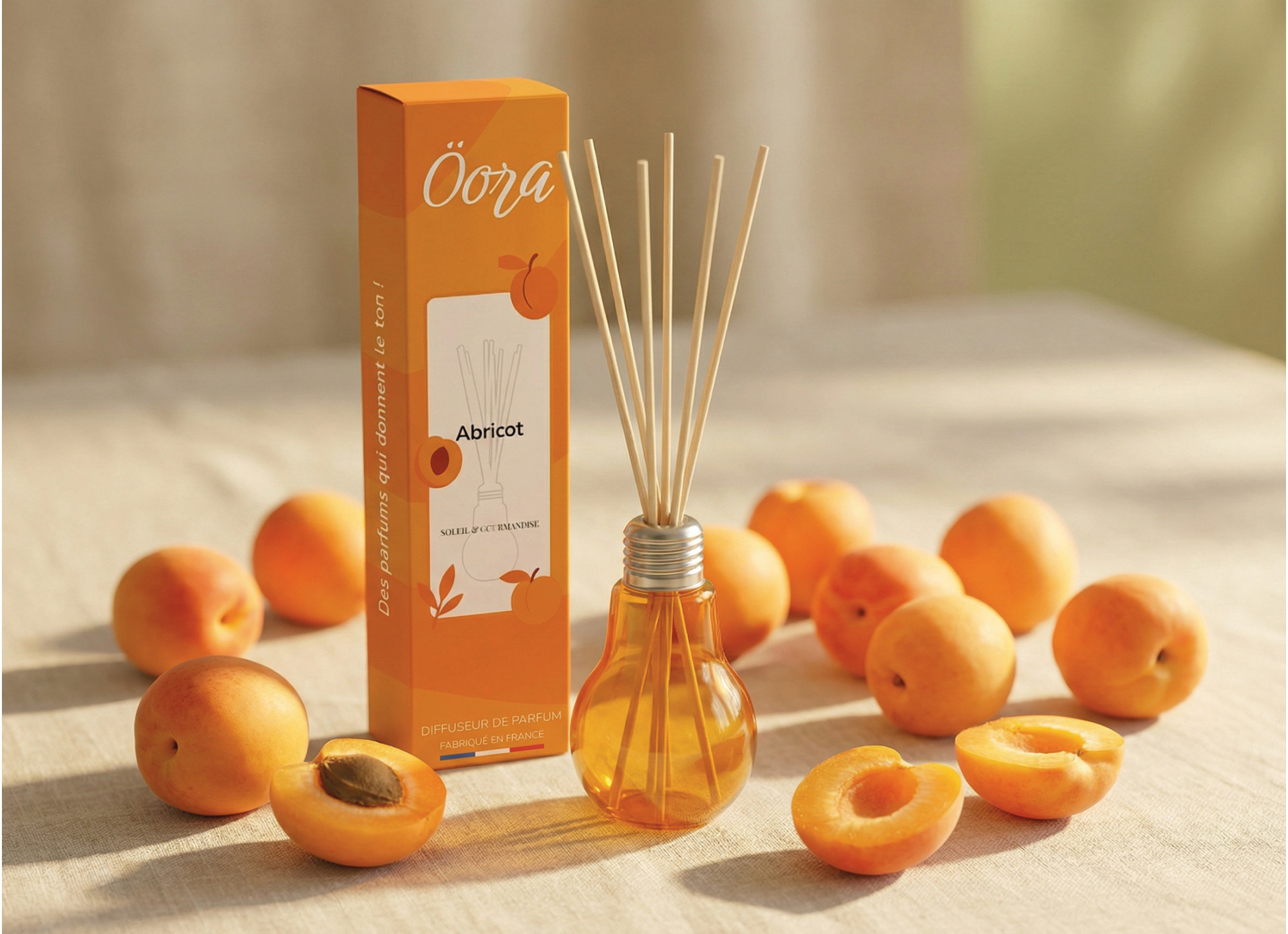 Bouquet parfumé Abricot – Gourmandise sucrée & lumineuse | Öora