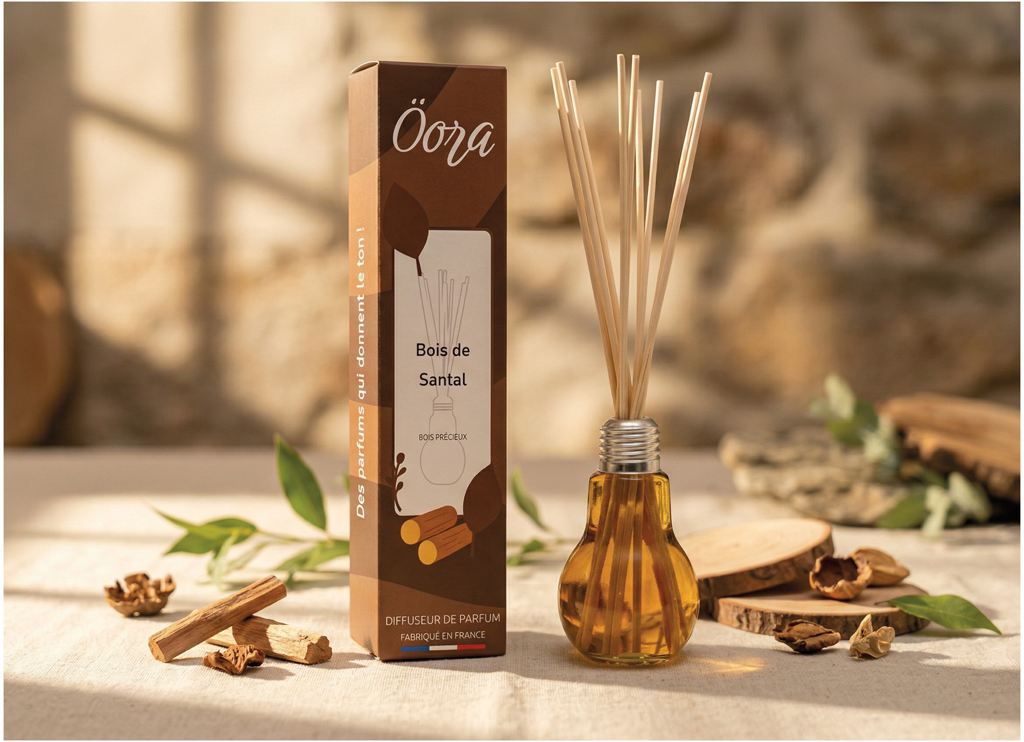 Diffuseur Signature Bois de Santal – Chaleur Boisée & Élégance Intemporelle | Öora