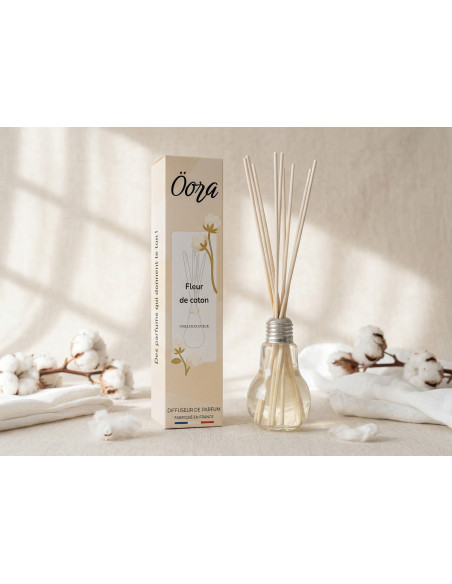 Diffuseur Signature Fleur de Coton – Douceur Poudrée & Sensation de Propreté | Öora