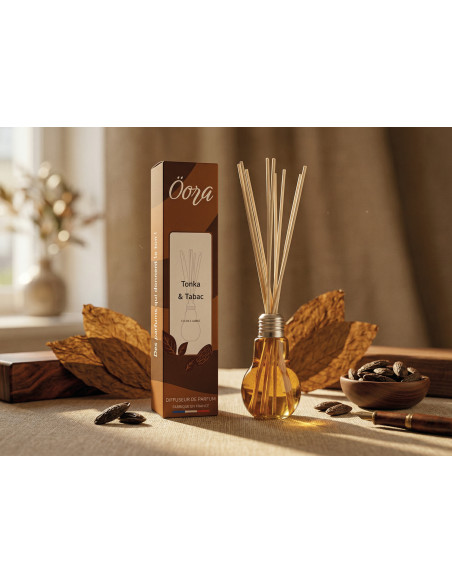 Bouquet parfumé Tonka & Tabac – Chaleur Ambrée & Élégance Boisée | Öora
