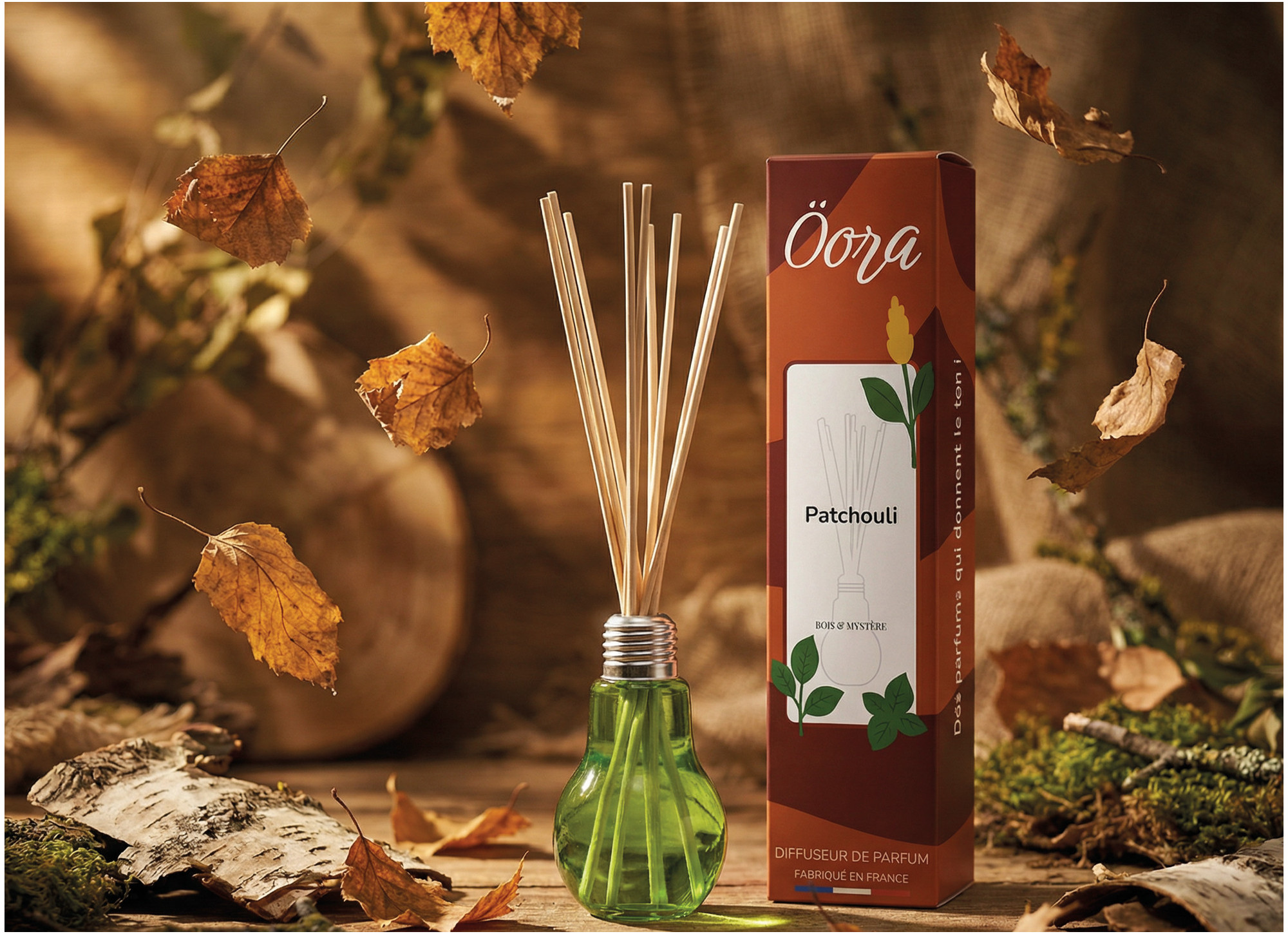 Bouquet parfumé Patchouli – Parfum Boisé & Terreux | Öora
