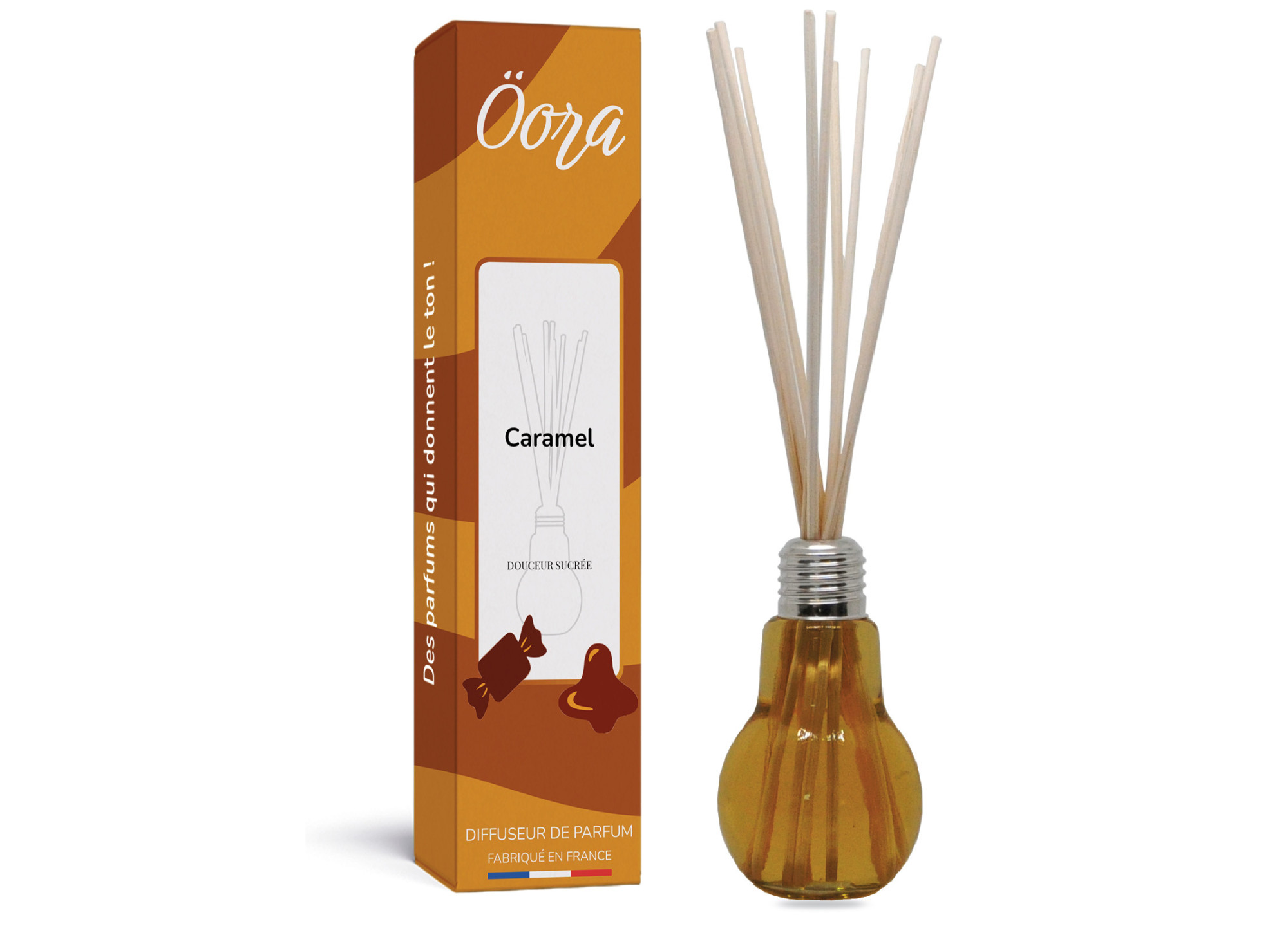 Diffuseur de parfum Caramel – Parfum d’ambiance gourmand | Öora