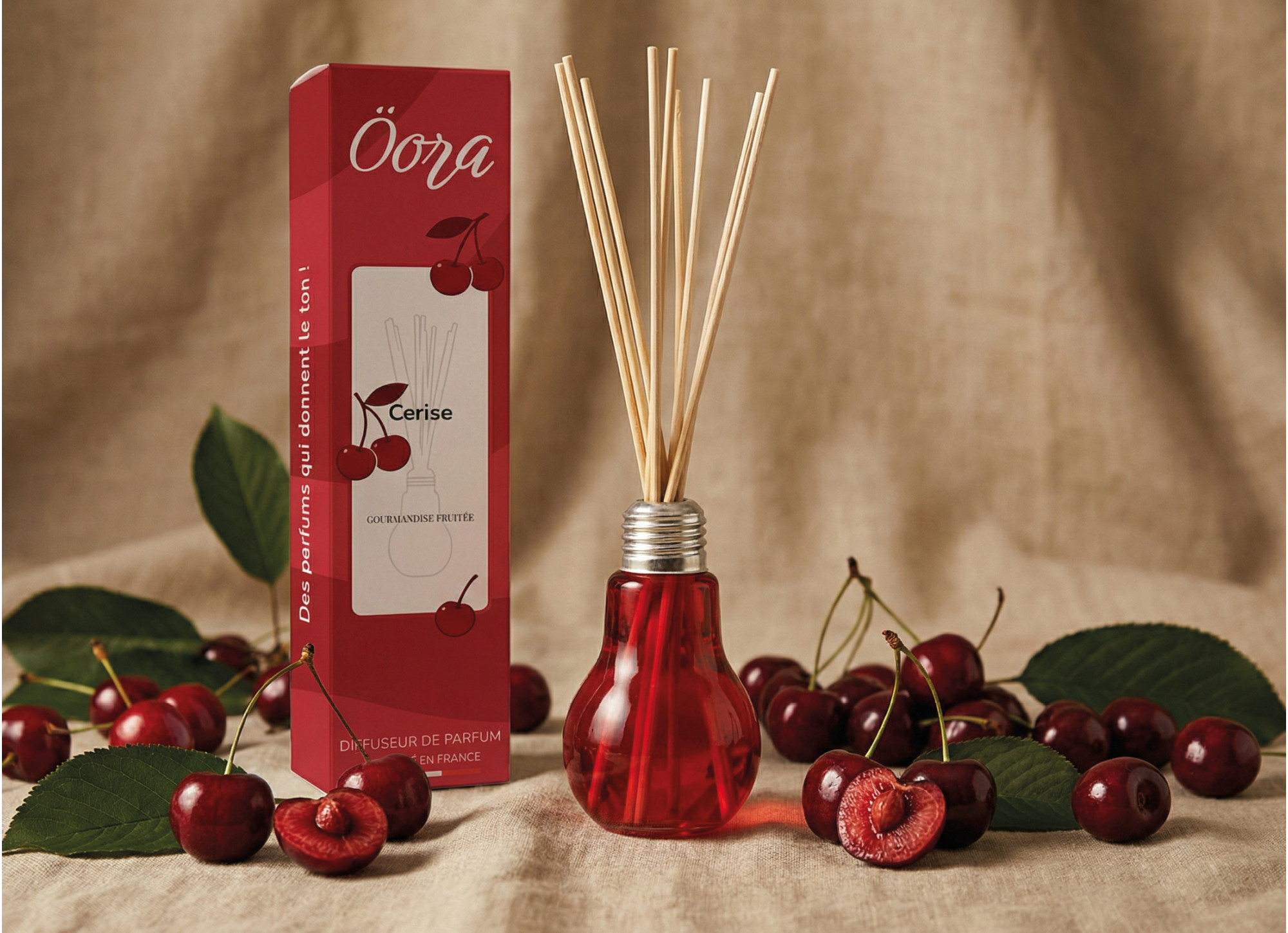 Diffuseur de parfum Cerise – Parfum fruité élégant | Öora