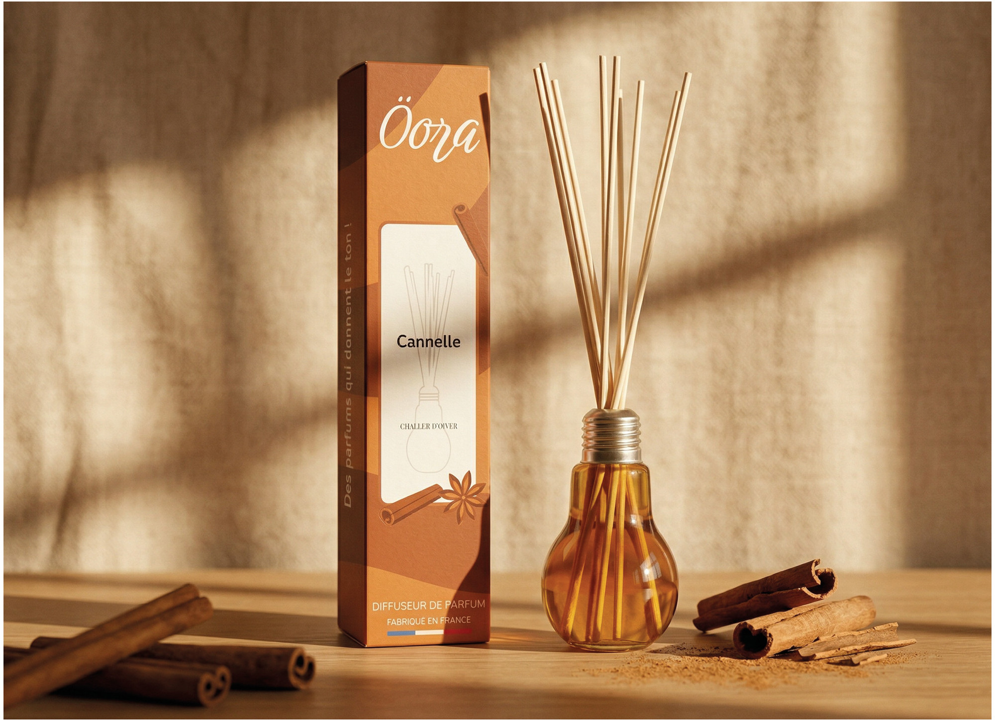 Diffuseur de parfum Cannelle – Parfum épicé chaleureux | Öora