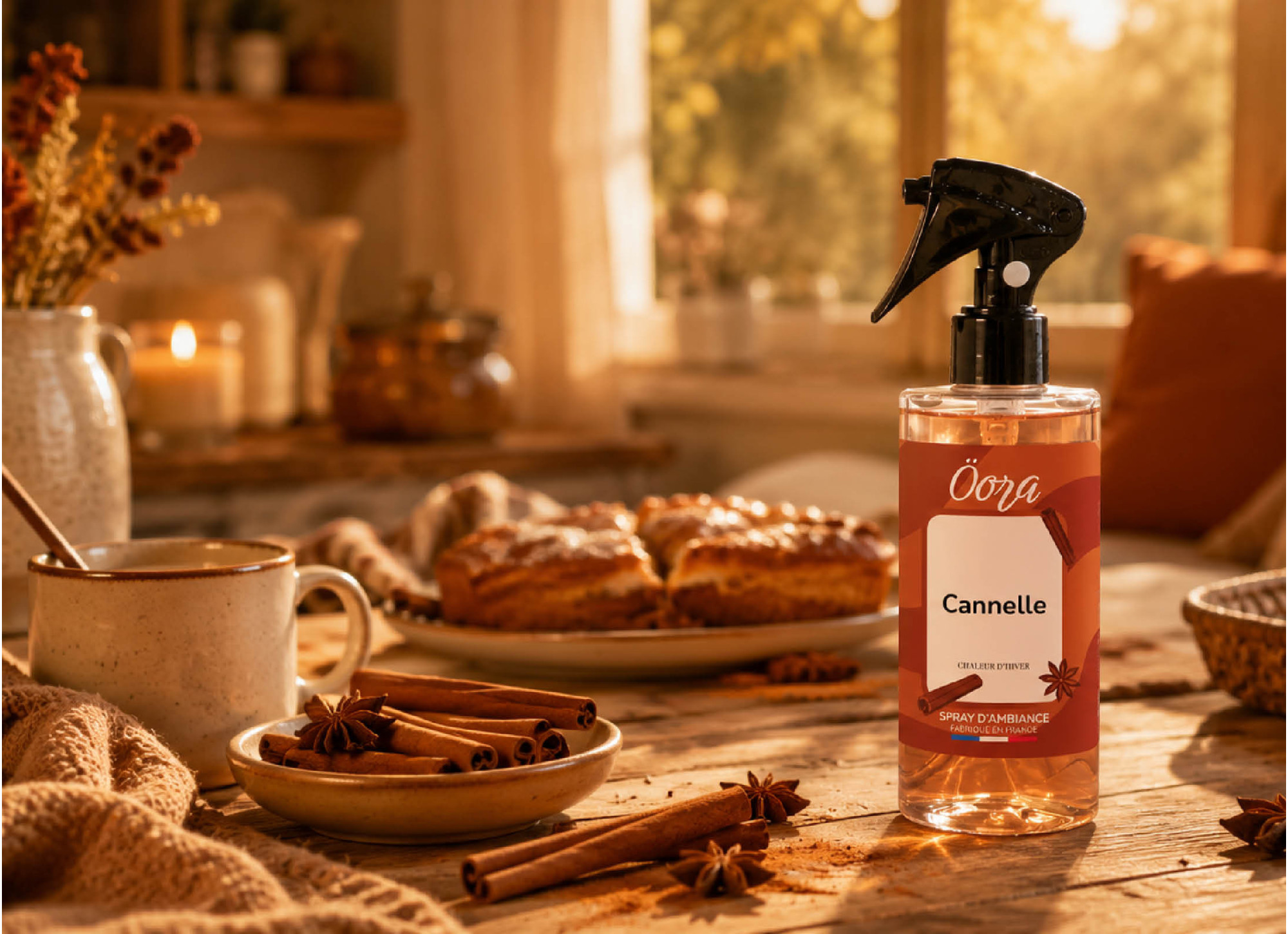 Spray d’Ambiance Cannelle – Chaleur élégante et épicée | Öora