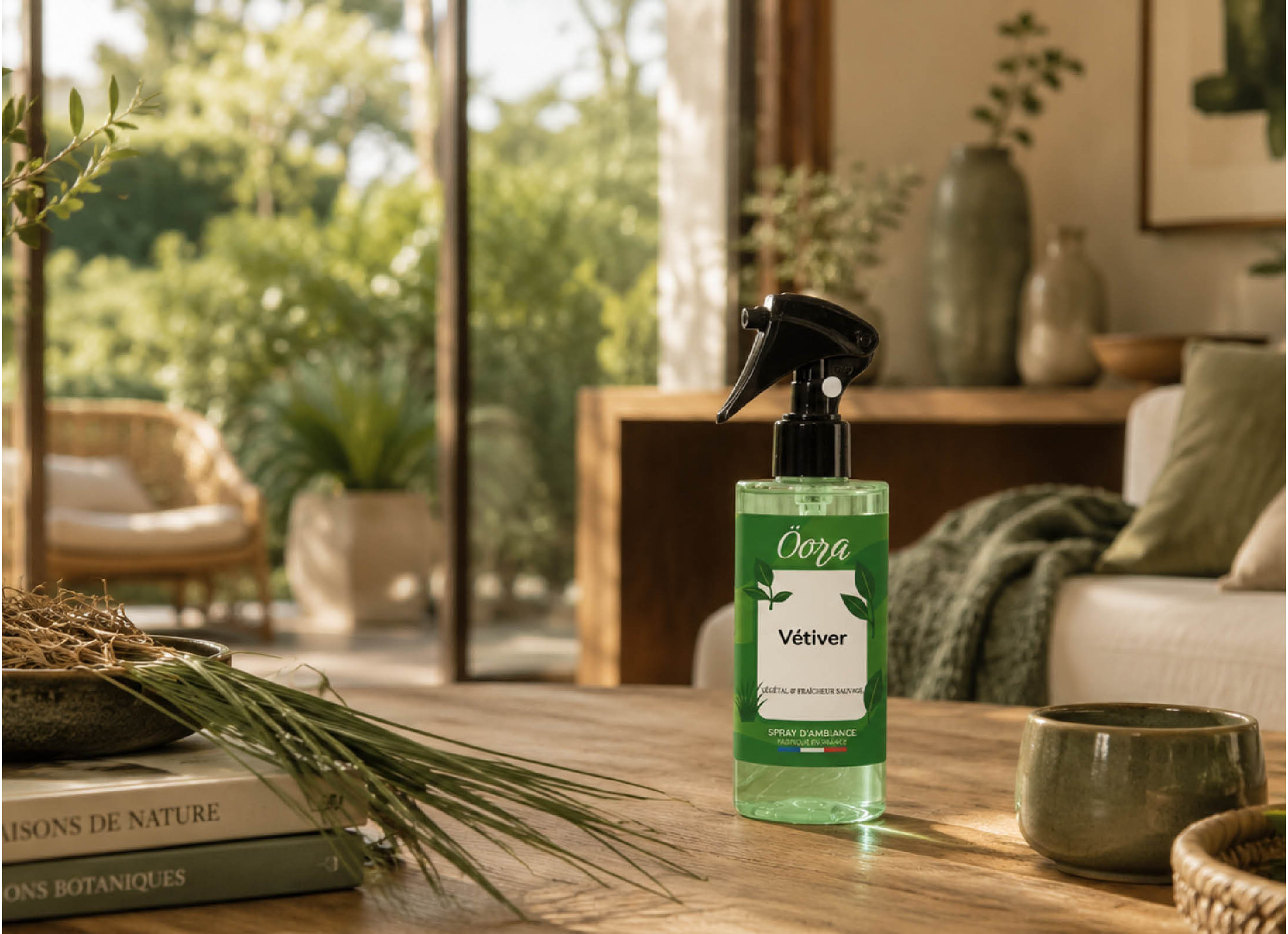 Spray d’Ambiance Vétiver – Élégance Boisée & Fraîcheur Racinaire | Öora