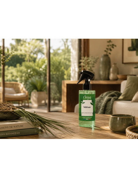 Spray d’Ambiance Vétiver – Élégance Boisée & Fraîcheur Racinaire | Öora