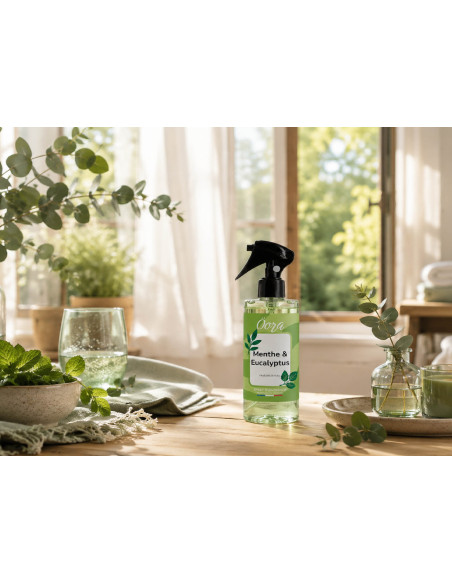 Spray d’Ambiance Menthe Eucalyptus – Fraîcheur Tonique & Sensation Purifiante | Öora