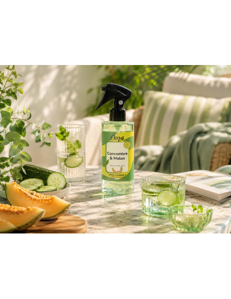 Spray d’Ambiance Concombre Melon – Fraîcheur Désaltérante & Douceur Fruitée | Öora