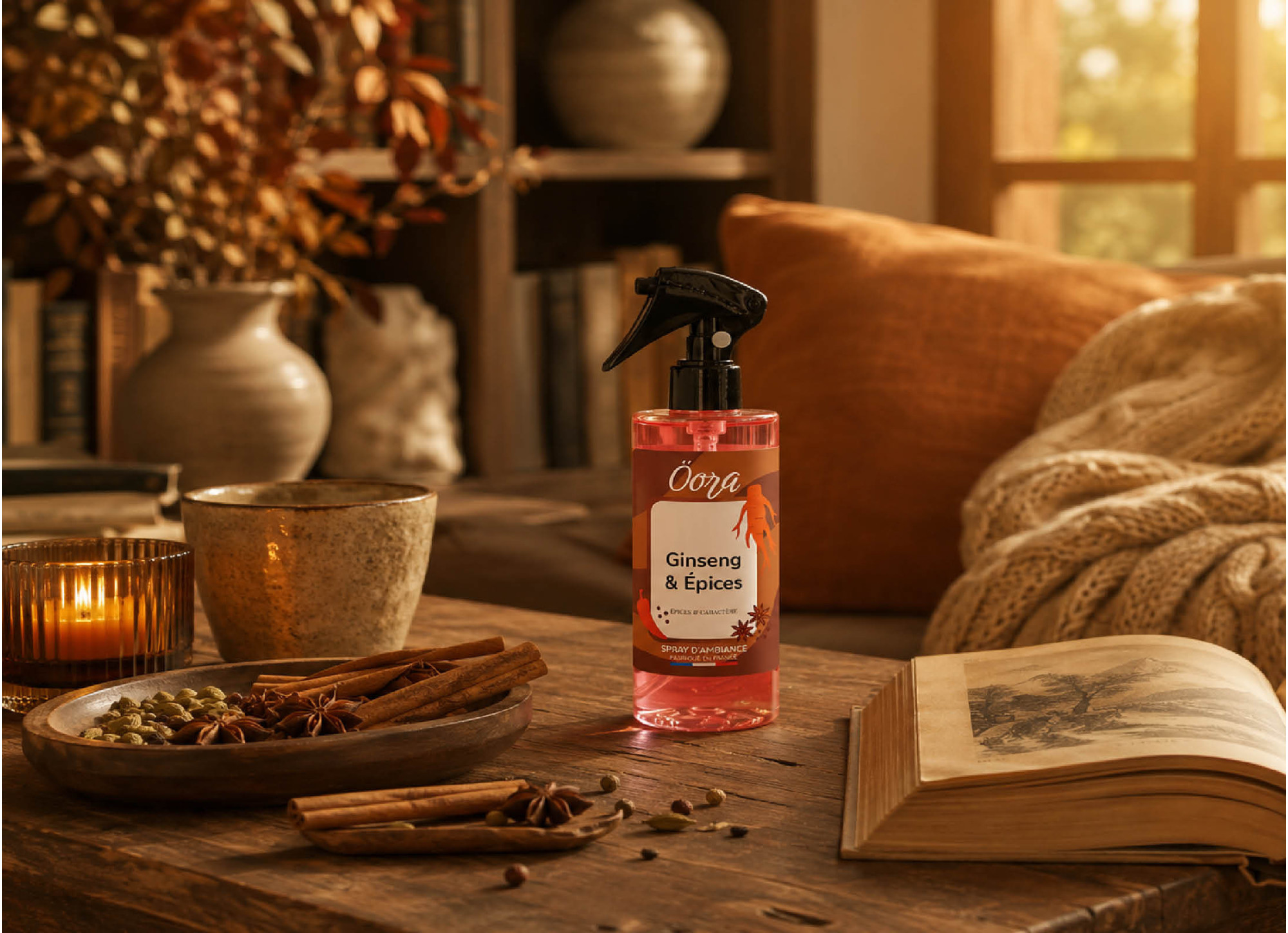 Spray d’Ambiance Ginseng épicé | Öora
