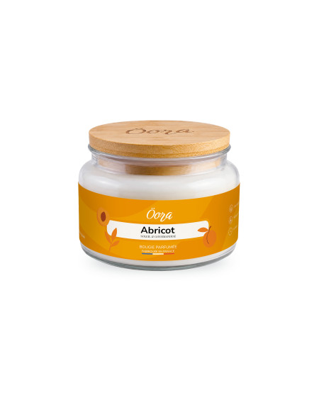 Bougie parfumée Abricot 300 g – Cire végétale | Öora