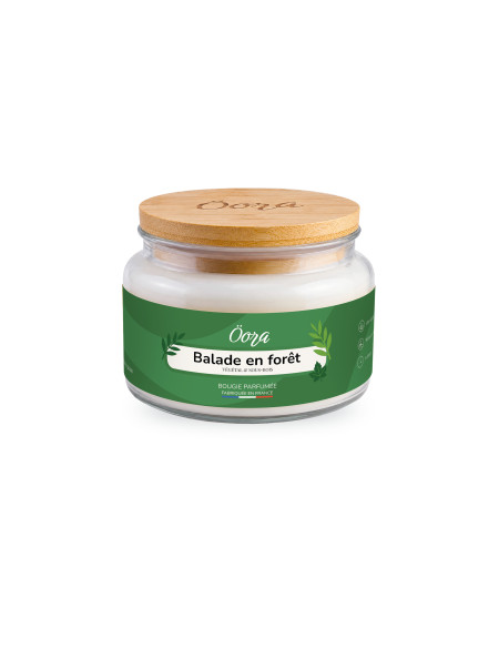 Bougie parfumée Balade en Forêt 300 g – Cire végétale | Öora
