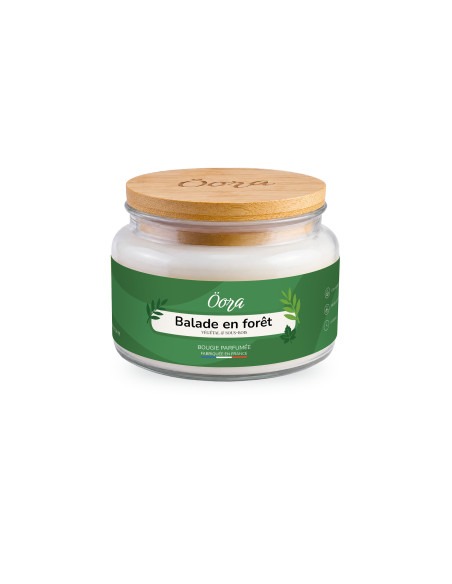 Bougie parfumée Balade en Forêt 300 g – Cire végétale | Öora