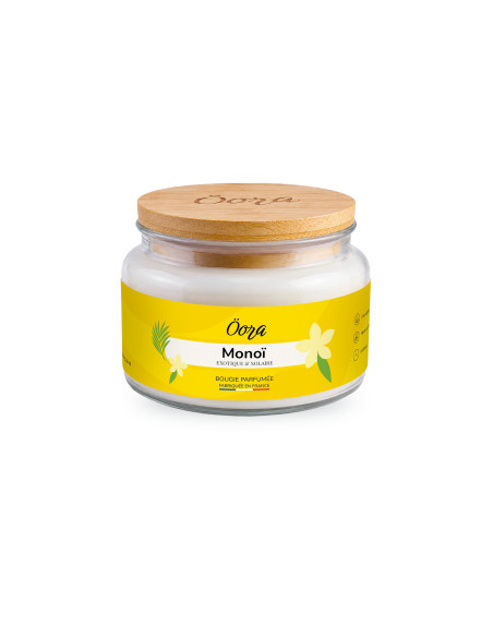 Bougie parfumée Monoï 300 g – Cire végétale | Öora