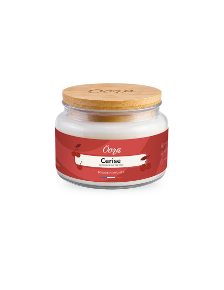 Bougie parfumée Cerise 300 g – Cire végétale | Öora