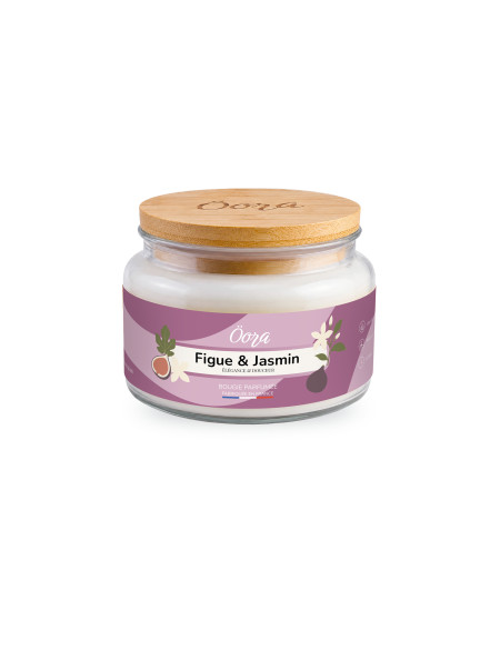 Bougie parfumée Figue & Jasmin 300 g – Cire végétale | Öora