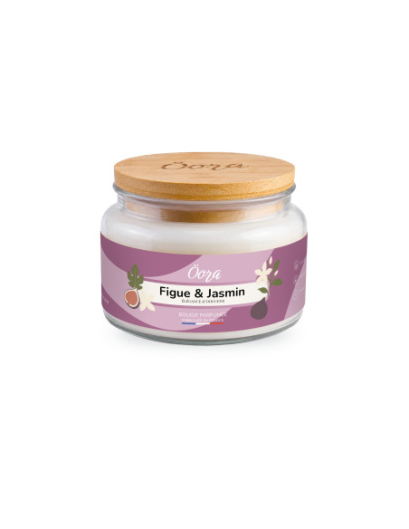 Bougie parfumée Figue & Jasmin 300 g – Cire végétale | Öora