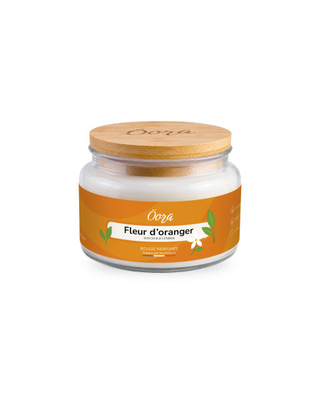 Bougie parfumée Fleur d'oranger 300 g – Cire végétale | Öora