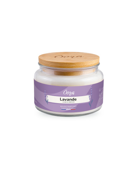 Bougie parfumée Lavande 300 g – Cire végétale | Öora