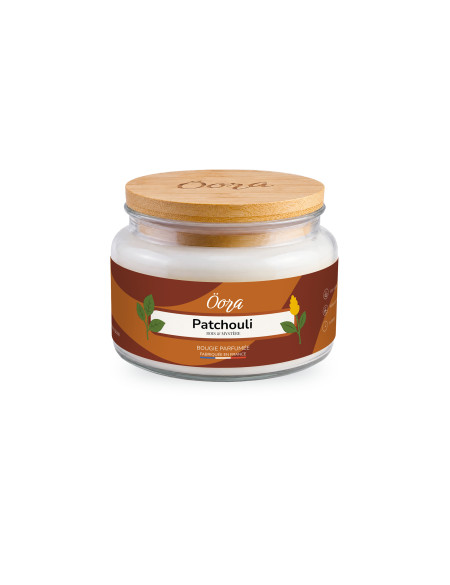 Bougie parfumée Patchouli 300 g – Cire végétale | Öora