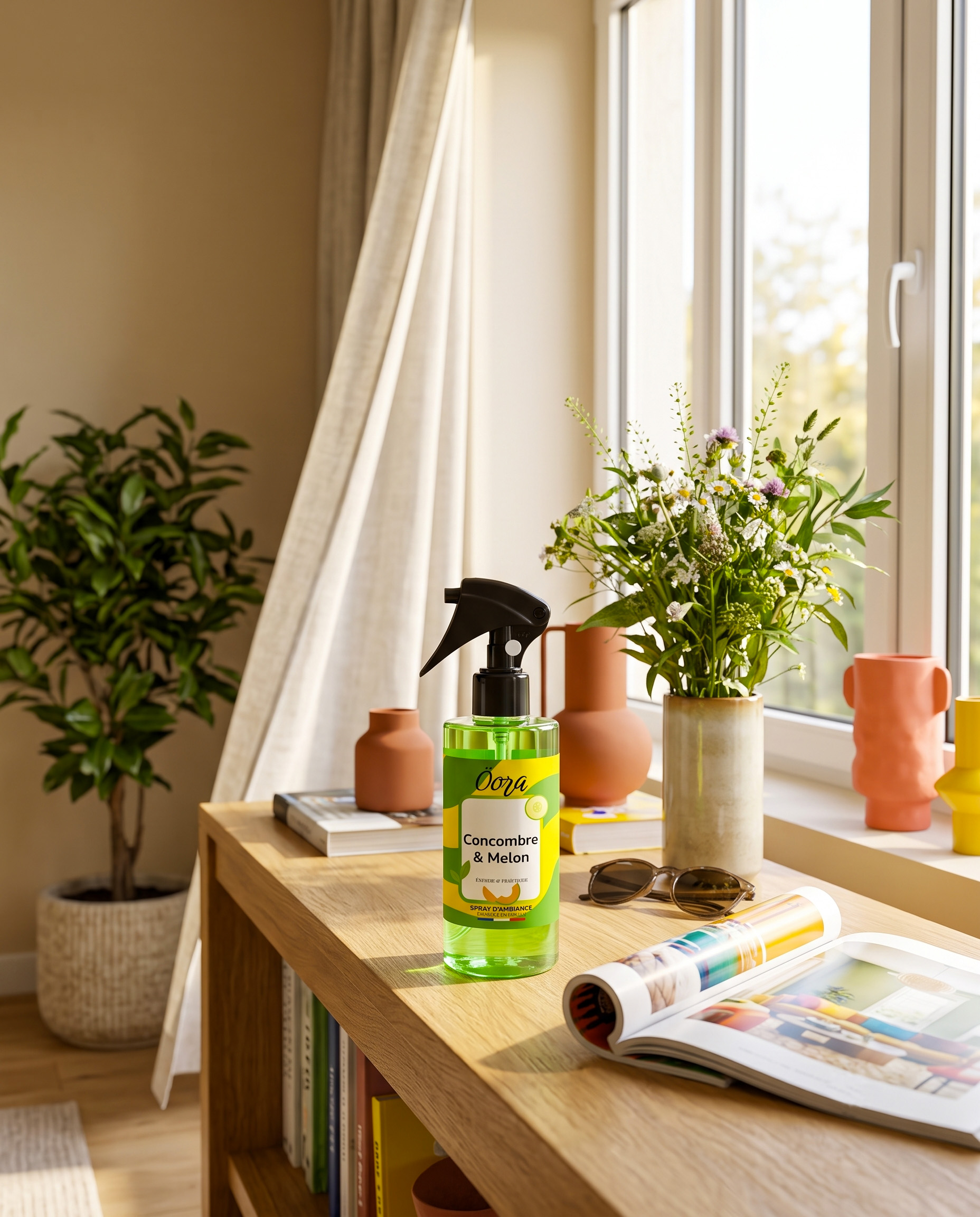 Spray d'ambiance Öora dans un intérieur lumineux